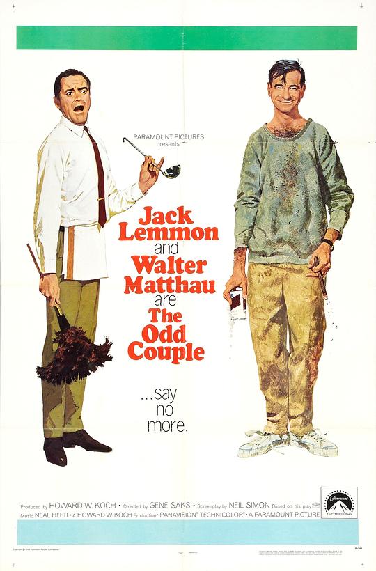  单身公寓[无字片源].The.Odd.Couple.1968.1080p.SHO.WEB-DL.DD.5.1.H.264-DreamHD 3.60GB- 